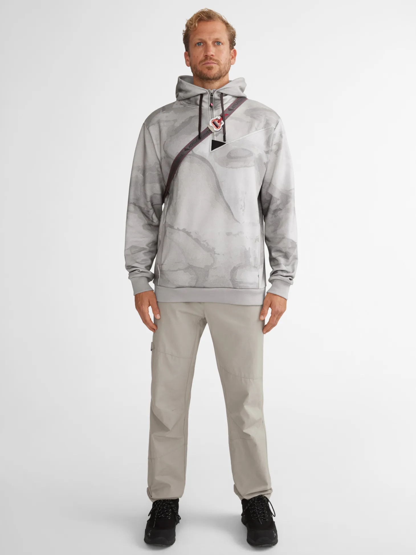 Klättermusen Tröjor & Fleece-Alfsol Bark Dove Grey