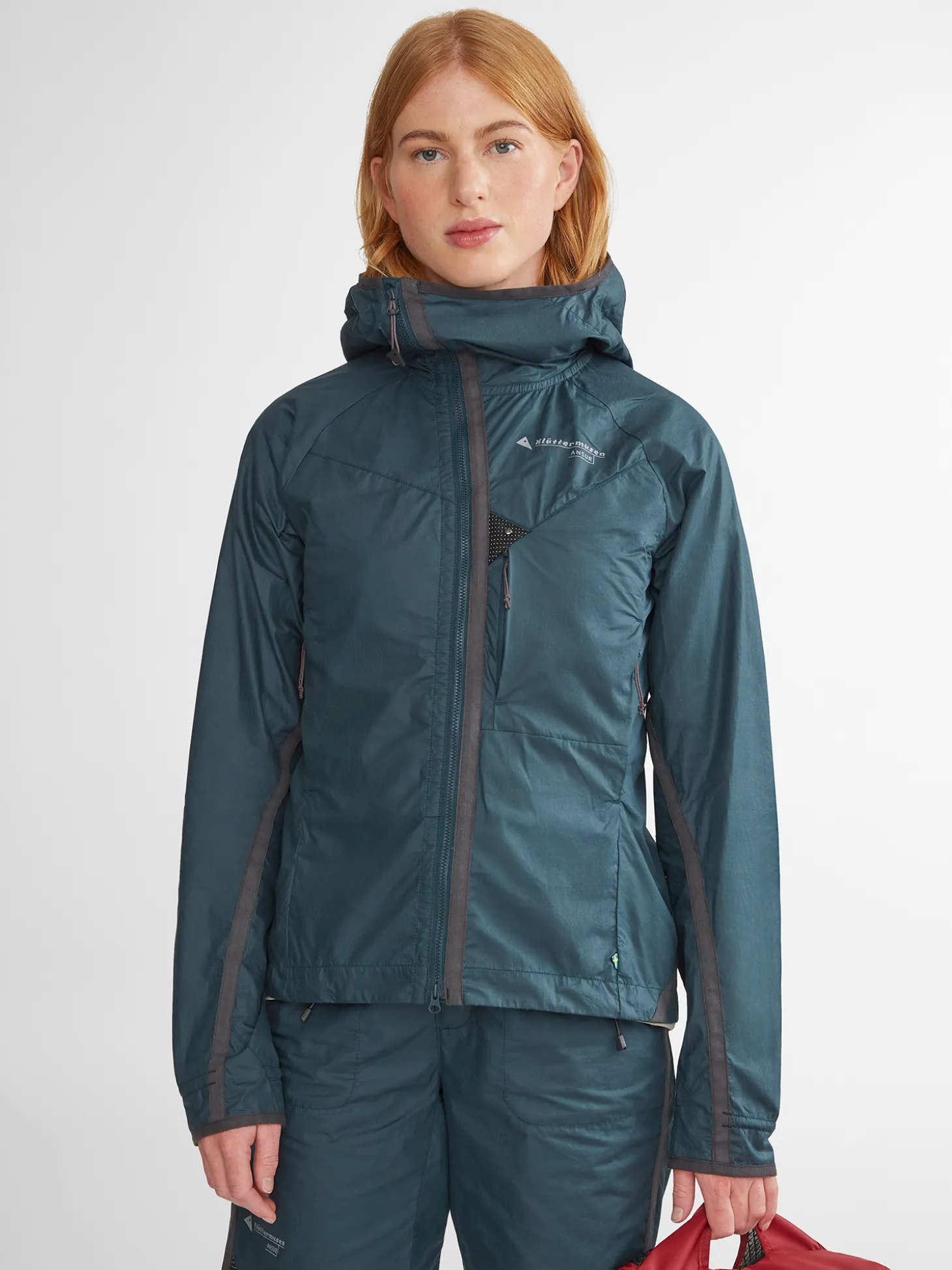 Klättermusen Vindresistenta Jackor-Ansur Swamp Green-Silver Green