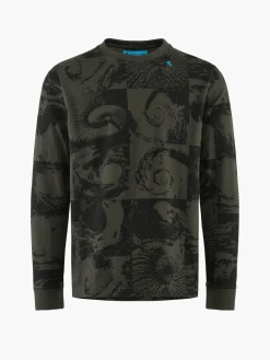 Klättermusen T-Shirts & Toppar-Ask Ls Tee Hurricane Rosin Green
