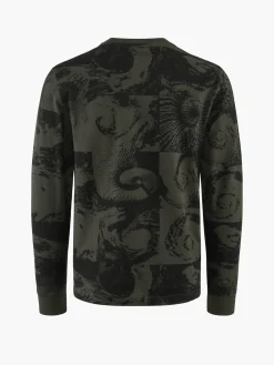 Klättermusen T-Shirts & Toppar-Ask Ls Tee Hurricane Rosin Green