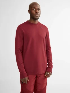 Klättermusen T-Shirts & Toppar-Ask Ls Tee Lichen Boysenberry