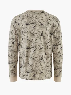 Klättermusen T-Shirts & Toppar-Ask Ls Tee Lichen Clay