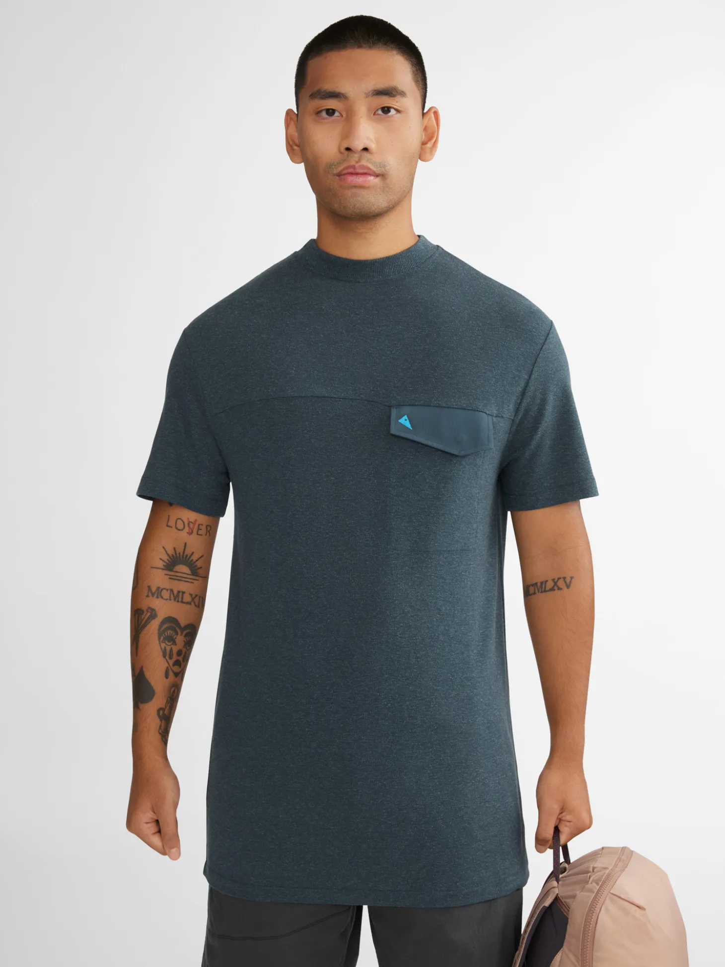 Klättermusen T-Shirts & Toppar-Aurvandil Ss Tee M'S Burnt Lava