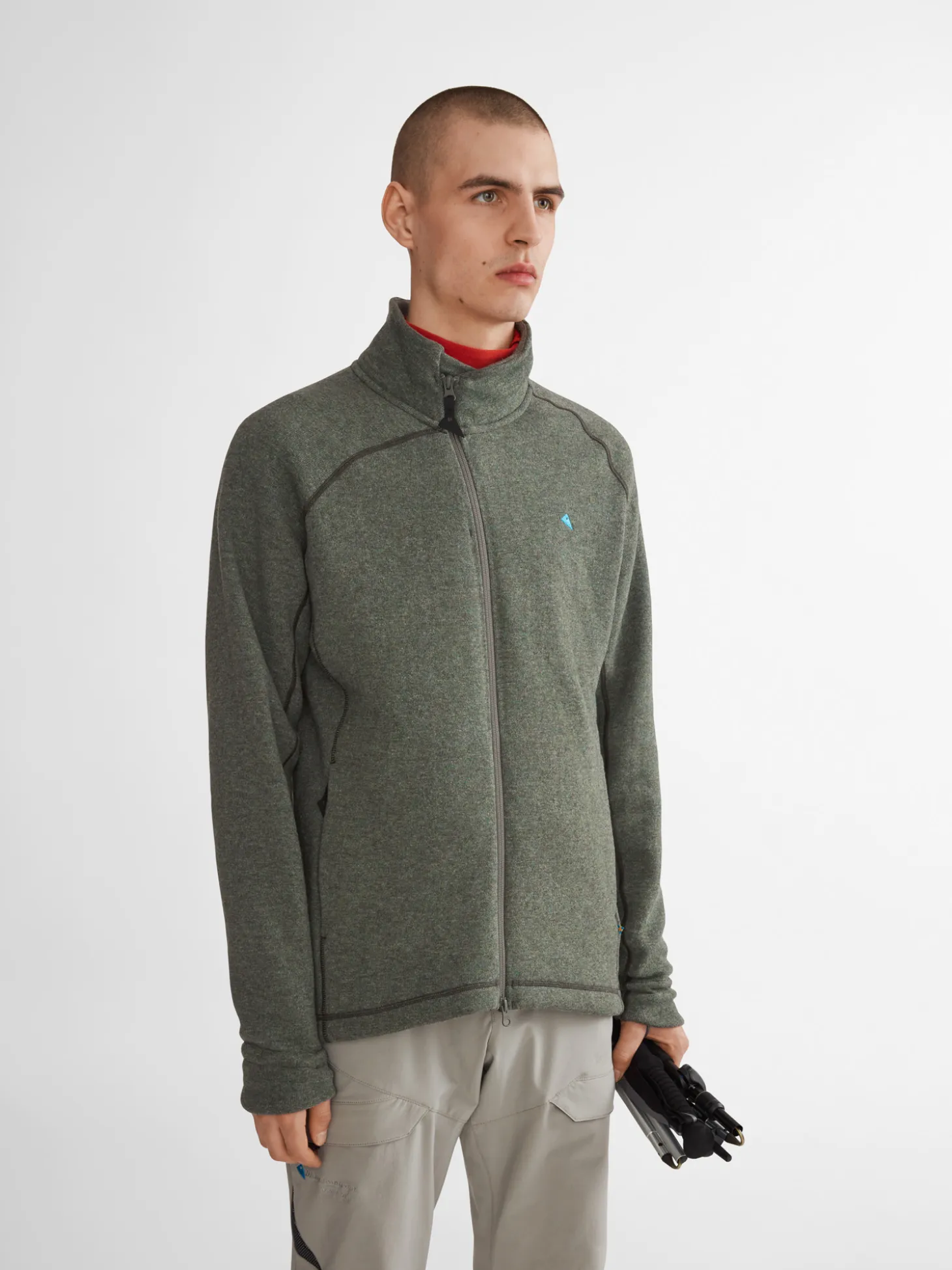 Klättermusen Tröjor & Fleece-Balder Zip Dusty Green