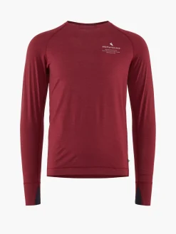 Klättermusen T-Shirts & Toppar-Fafne Dark Russet