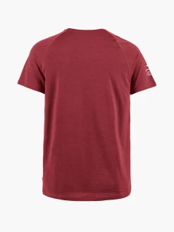 Klättermusen T-Shirts & Toppar-Fafne Dark Russet