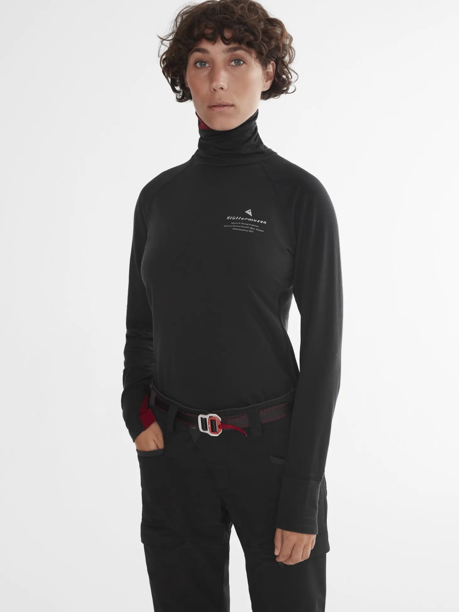 Klättermusen T-Shirts & Toppar-Fafne Dark Russet