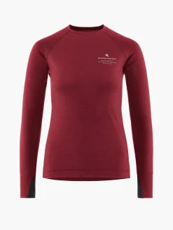 Klättermusen T-Shirts & Toppar-Fafne Dark Russet