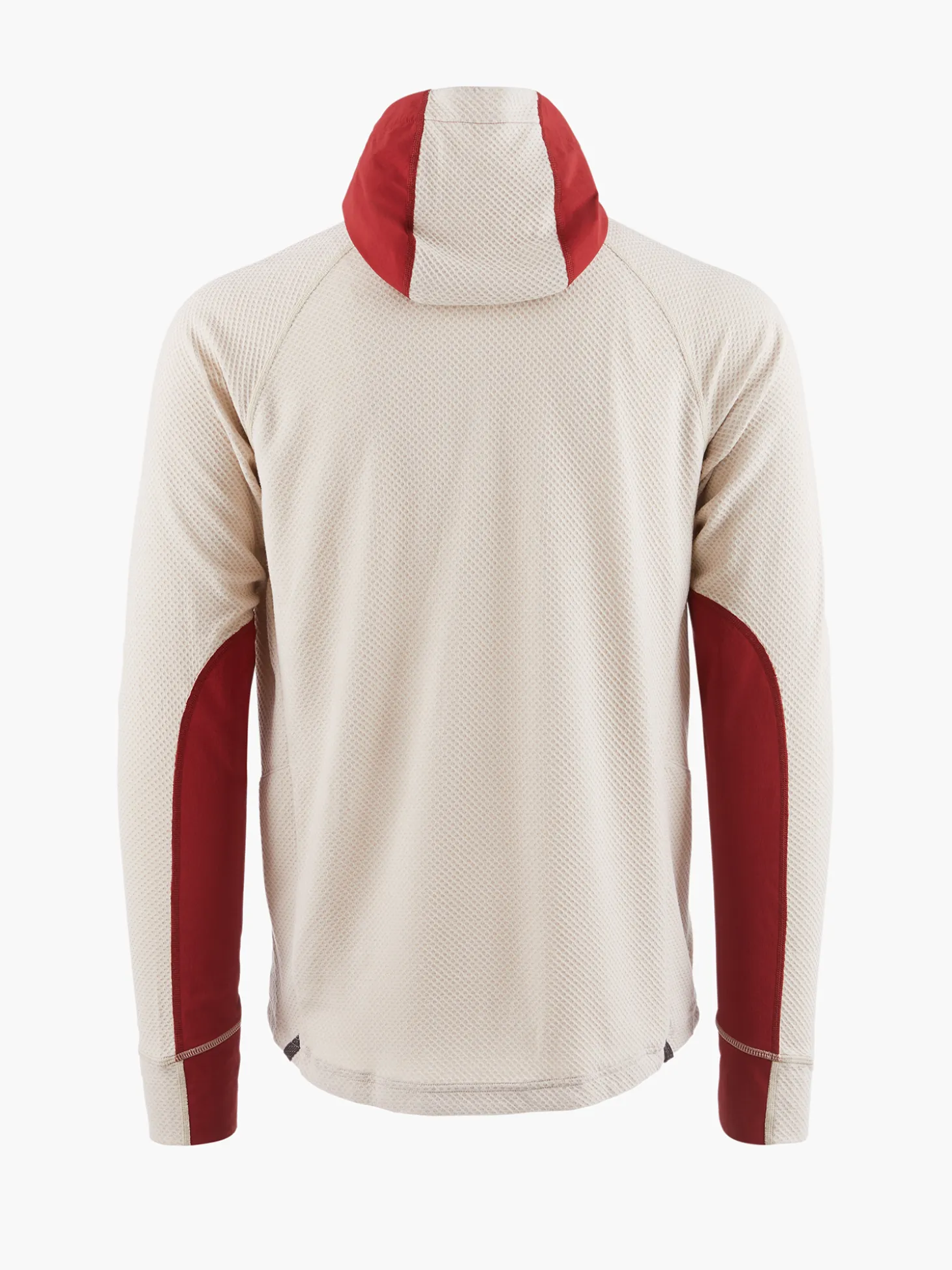 Klättermusen Tröjor & Fleece-Hugin White Clay-Ruby Red