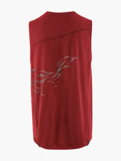 Klättermusen T-Shirts & Toppar-125 Lignum Britta Tanktop Ruby Red