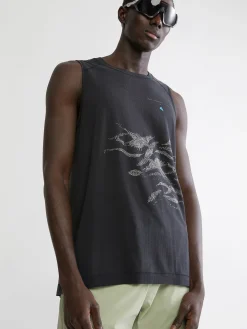 Klättermusen T-Shirts & Toppar-125 Lignum Britta Tanktop Ruby Red