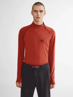 Klättermusen Tröjor & Fleece-Njorun Dark Redwood