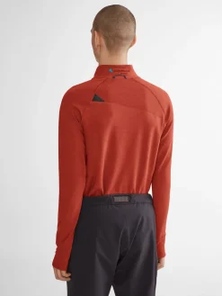 Klättermusen Tröjor & Fleece-Njorun Dark Redwood
