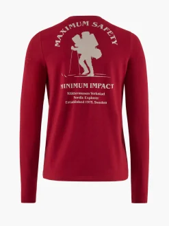 Klättermusen T-Shirts & Toppar-Nordic Explorer Burnt Russet