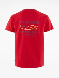 Klättermusen T-Shirts & Toppar-Runa Commitment True Red