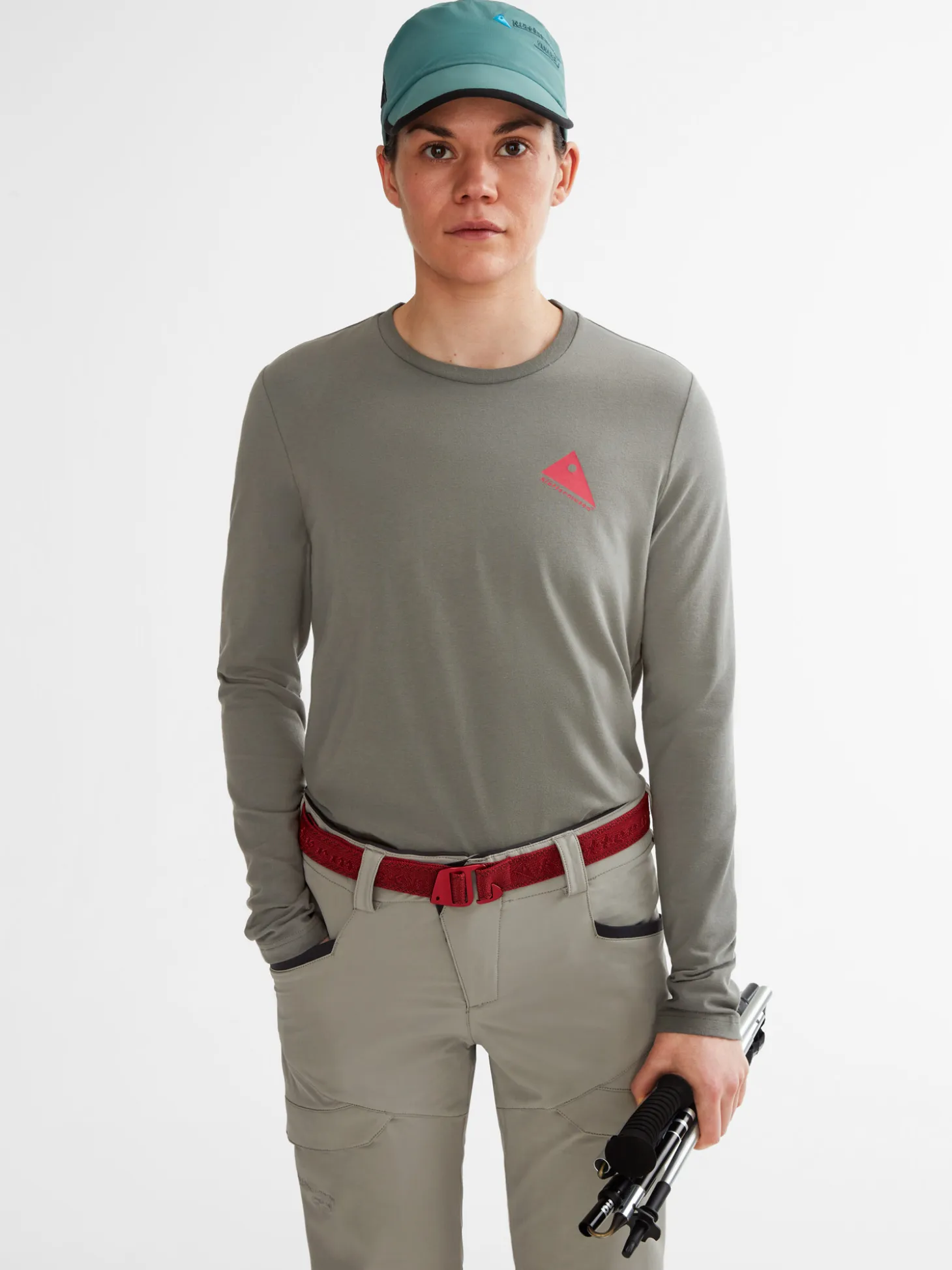 Klättermusen T-Shirts & Toppar-Runa Commitment Granit Grey