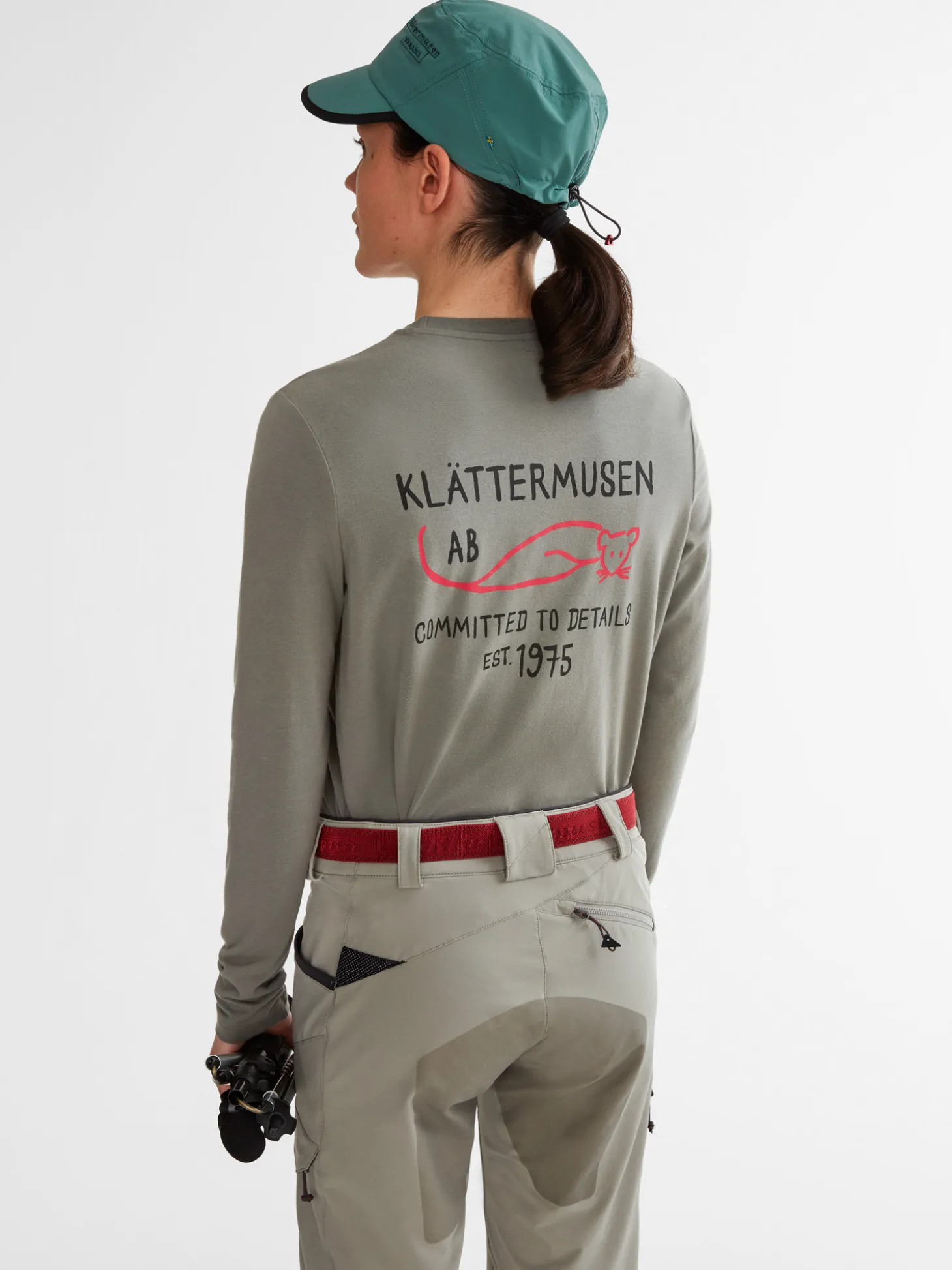 Klättermusen T-Shirts & Toppar-Runa Commitment Granit Grey