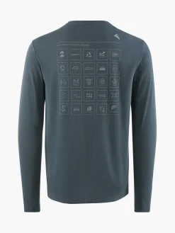 Klättermusen T-Shirts & Toppar-Runa Elements Thistle Blue