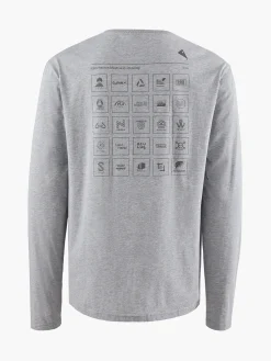 Klättermusen T-Shirts & Toppar-Runa Elements Grey Melange