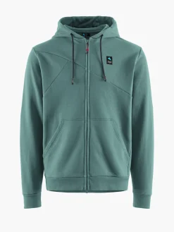 Klättermusen Tröjor & Fleece-Runa Maker Zip Hoodie Dark Deep Sea
