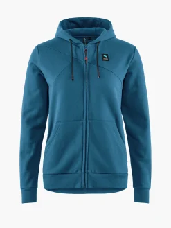 Klättermusen Tröjor & Fleece-Runa Maker Zip Hoodie Monkshood Blue
