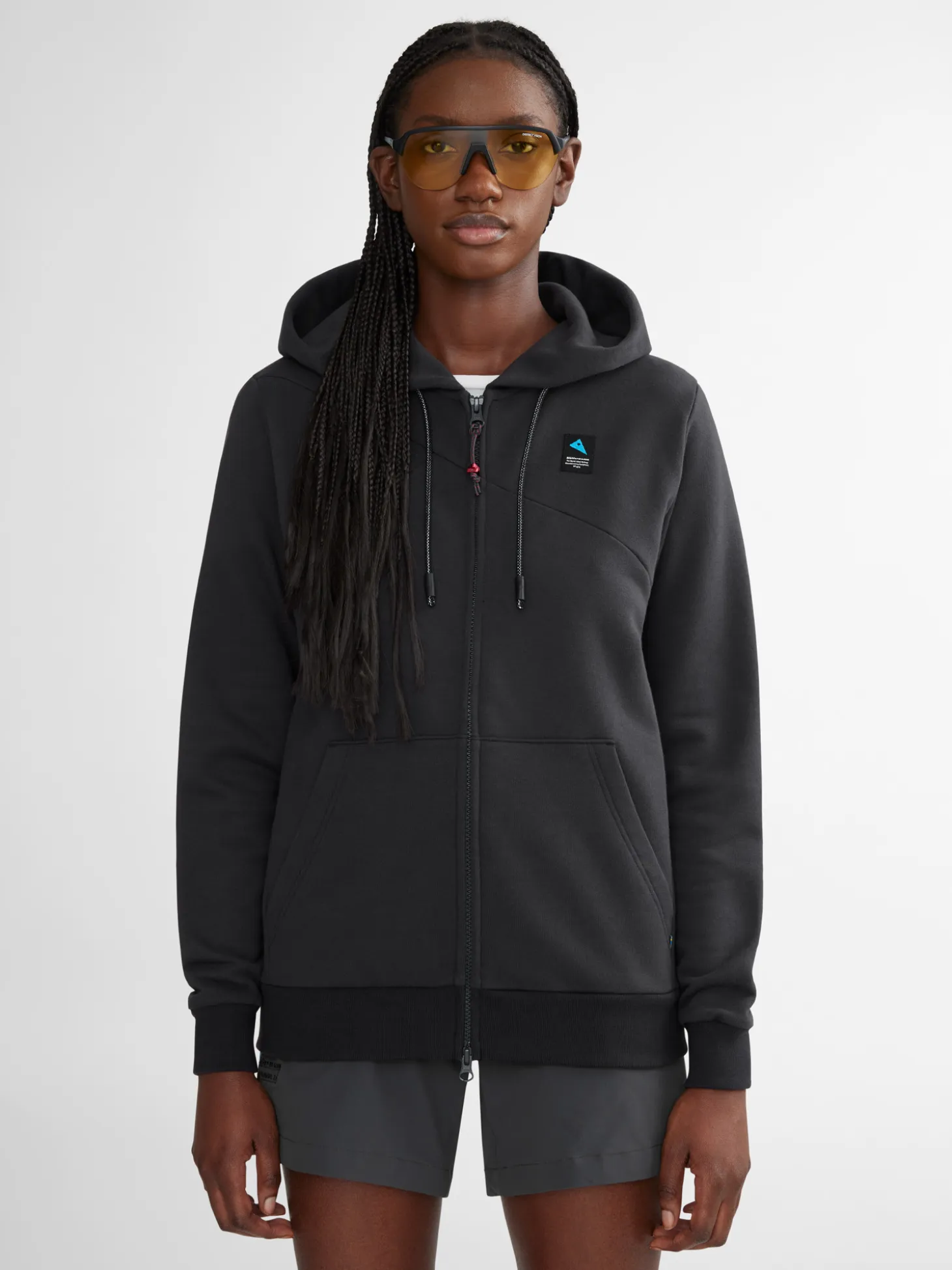 Klättermusen Tröjor & Fleece-Runa Maker Zip Hoodie Rose Red