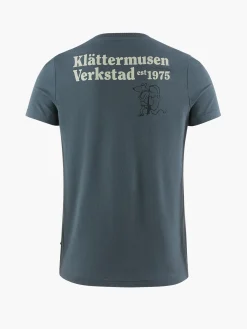 Klättermusen T-Shirts & Toppar-Runa Nomad Thistle Blue