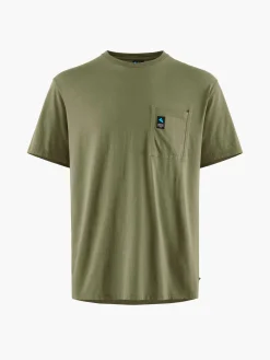 Klättermusen T-Shirts & Toppar-Runa Pocket Dusty Green