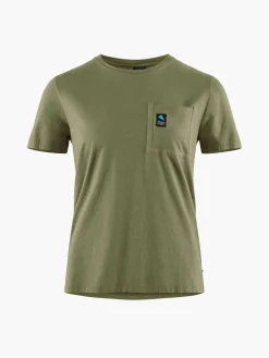 Klättermusen T-Shirts & Toppar-Runa Pocket Dusty Green