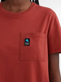 Klättermusen T-Shirts & Toppar-Runa Pocket Dusty Green