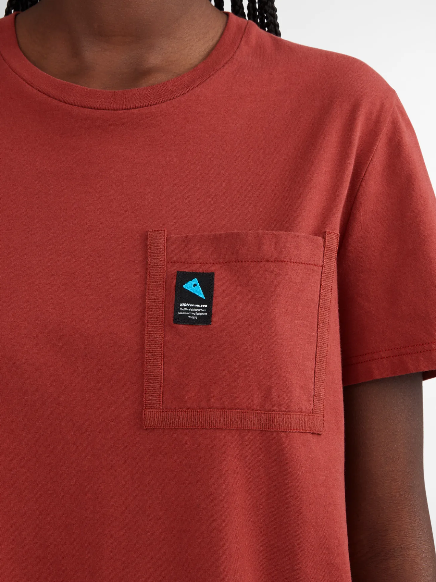 Klättermusen T-Shirts & Toppar-Runa Pocket Dusty Green