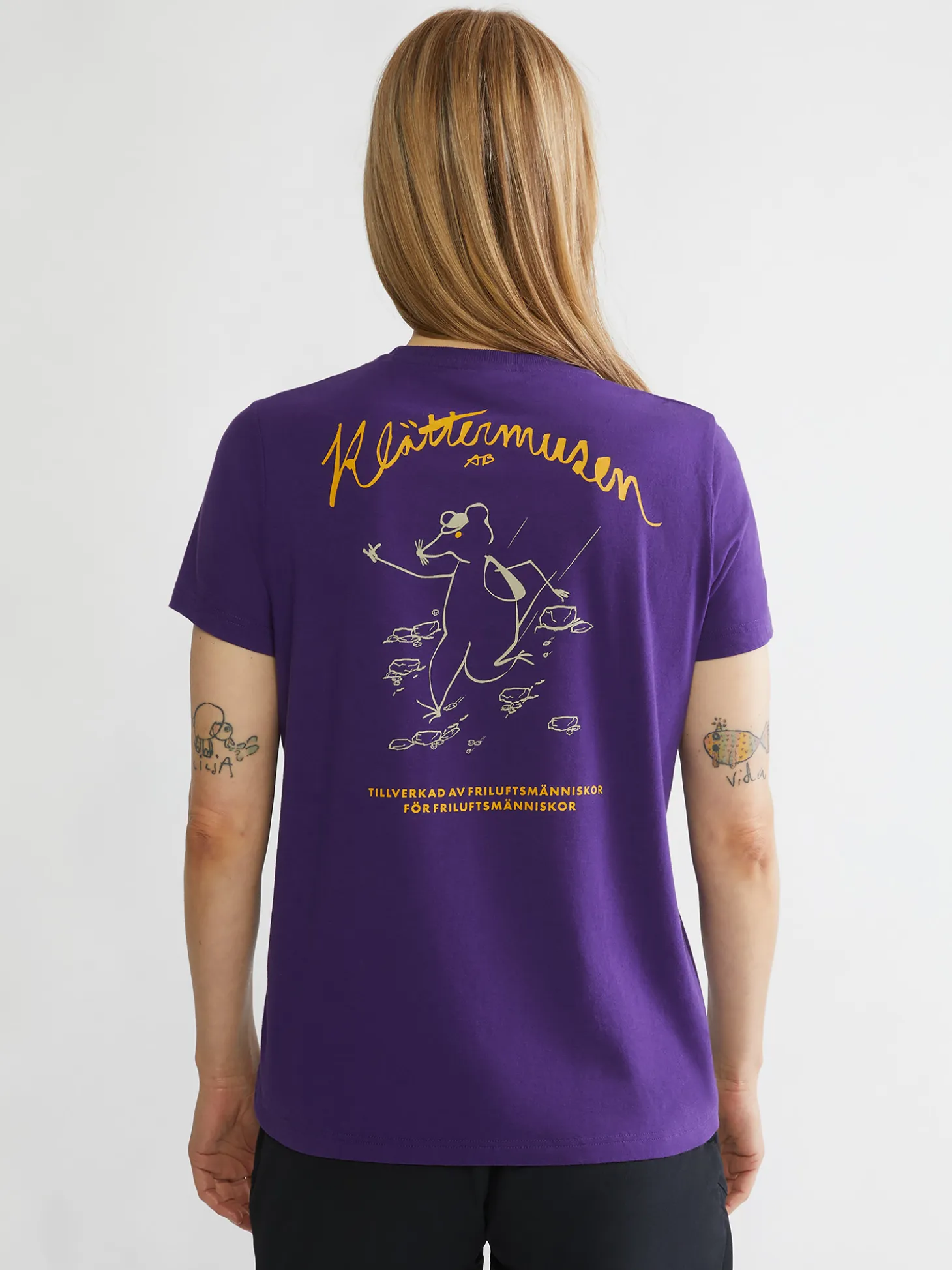 Klättermusen T-Shirts & Toppar-Runa Scrambling Purple
