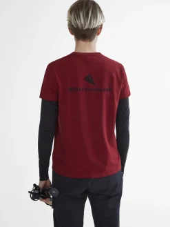 Klättermusen T-Shirts & Toppar-Runa Statement Burnt Russet
