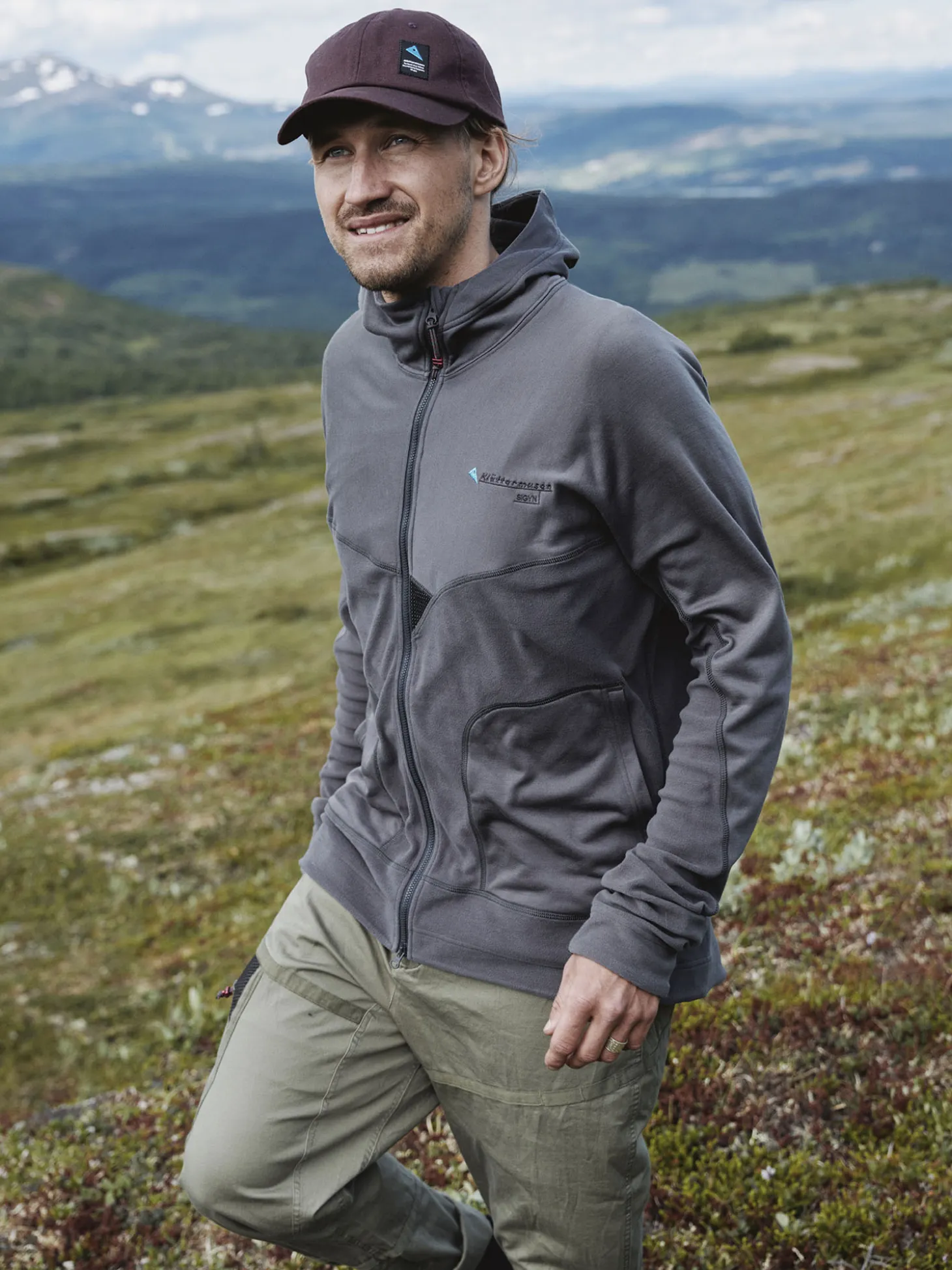 Klättermusen Tröjor & Fleece-Sigyn Thistle Blue