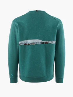 Klättermusen Tröjor & Fleece-Turid Crew Sweater Britta Deep Green