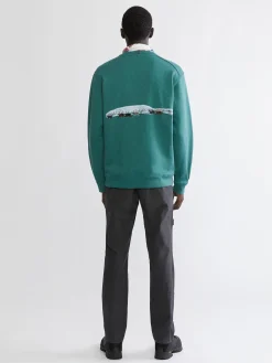 Klättermusen Tröjor & Fleece-Turid Crew Sweater Britta Deep Green