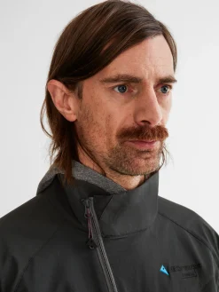 Klättermusen Vindresistenta Jackor-Vanadis Zip Dark Grey